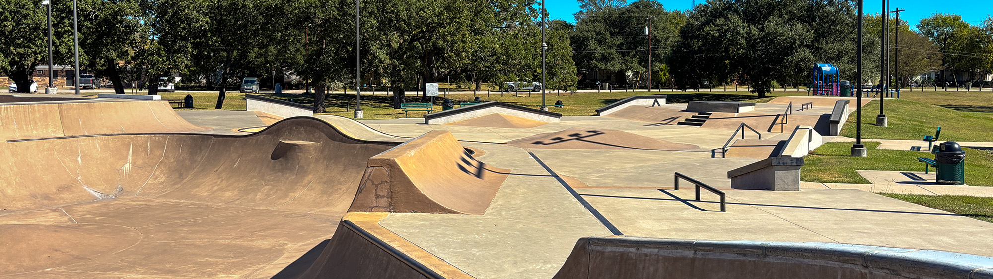 Williamson Park skate park.