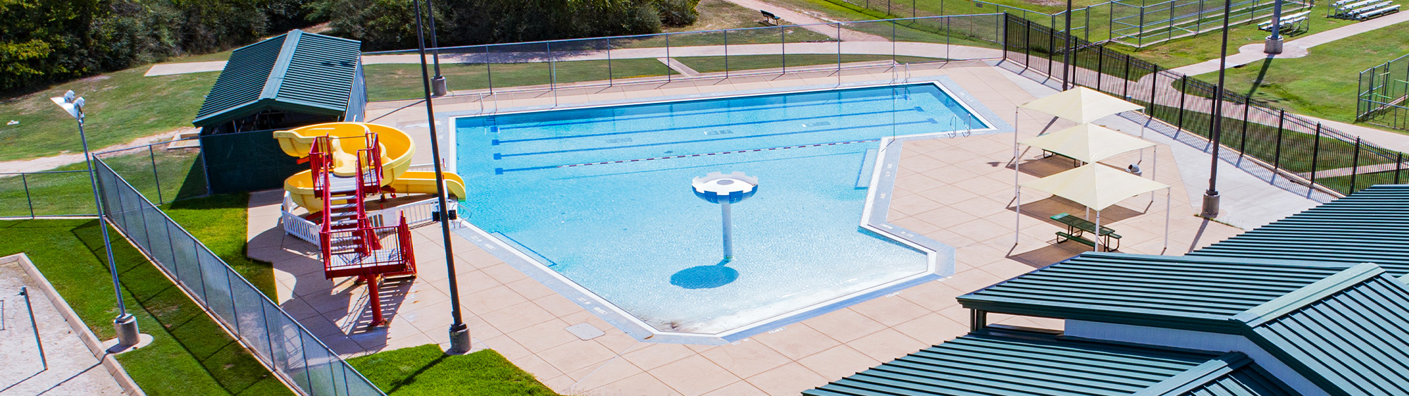 Aerial of Henderson Harbor.